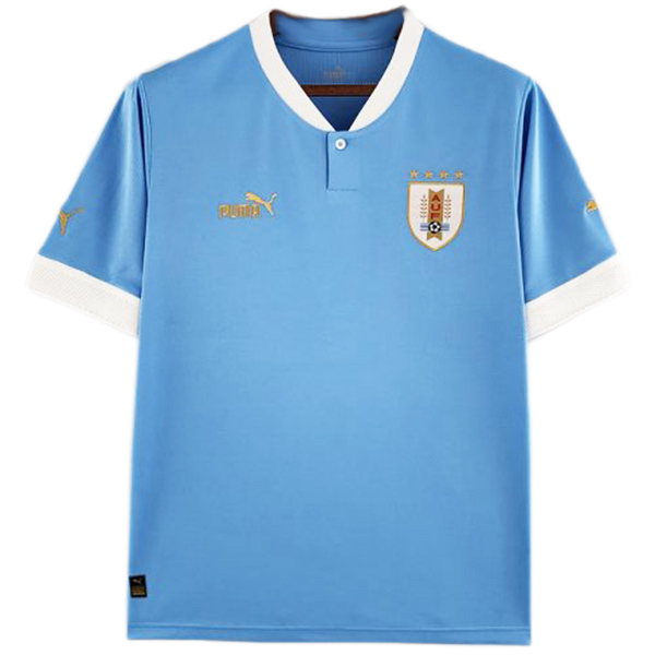 Uruguay home jersey 2022 world cup soccer uniform men's first football sports tops shirt